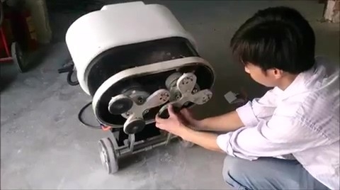 1500Rpm V6 Mermer Zemin Taşlama Makinesi 310x550mm Tek Fazlı